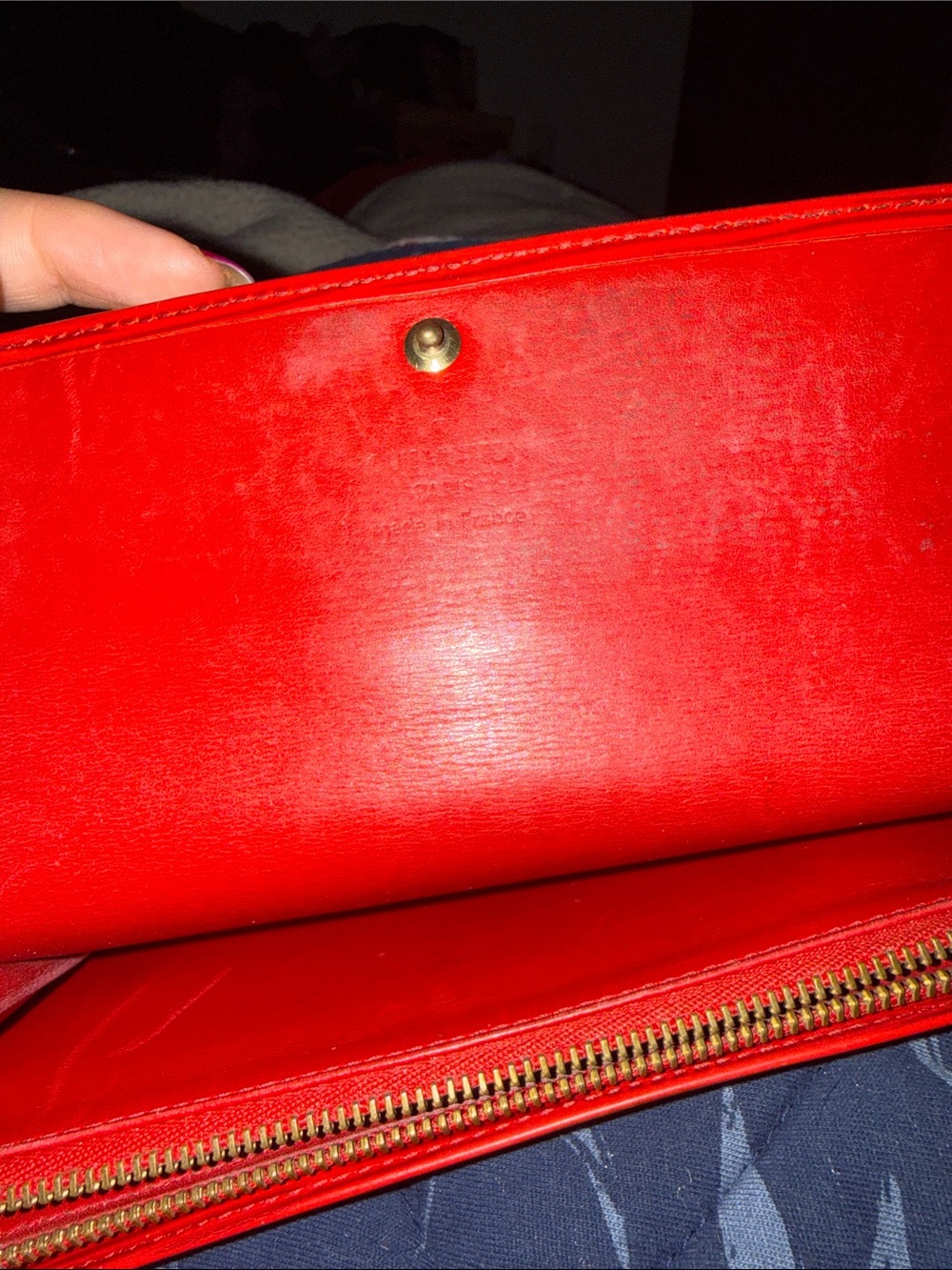 Custom painted authentic Louis Vuitton wallet - Picture 2 of 3